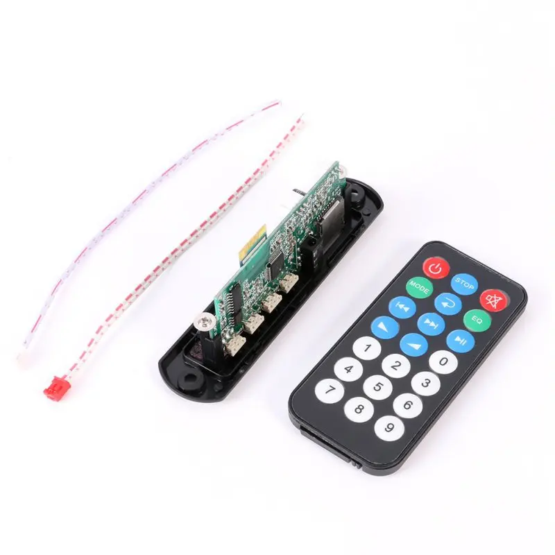 

USB TF Radio Bluetooth MP3 WMA Decoder Board 12V Wireless Audio Module