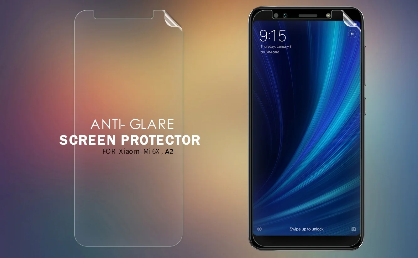 2 Pcs Nillkin High Clear Matte Film For Xiaomi Mi A2 A1 6X 5X 6 5S Plus