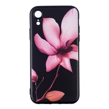 

Emboss TPU Case for iPhone XR Flower Soft Back Cover for iPhoneXr Phone Protective Cases 6.1