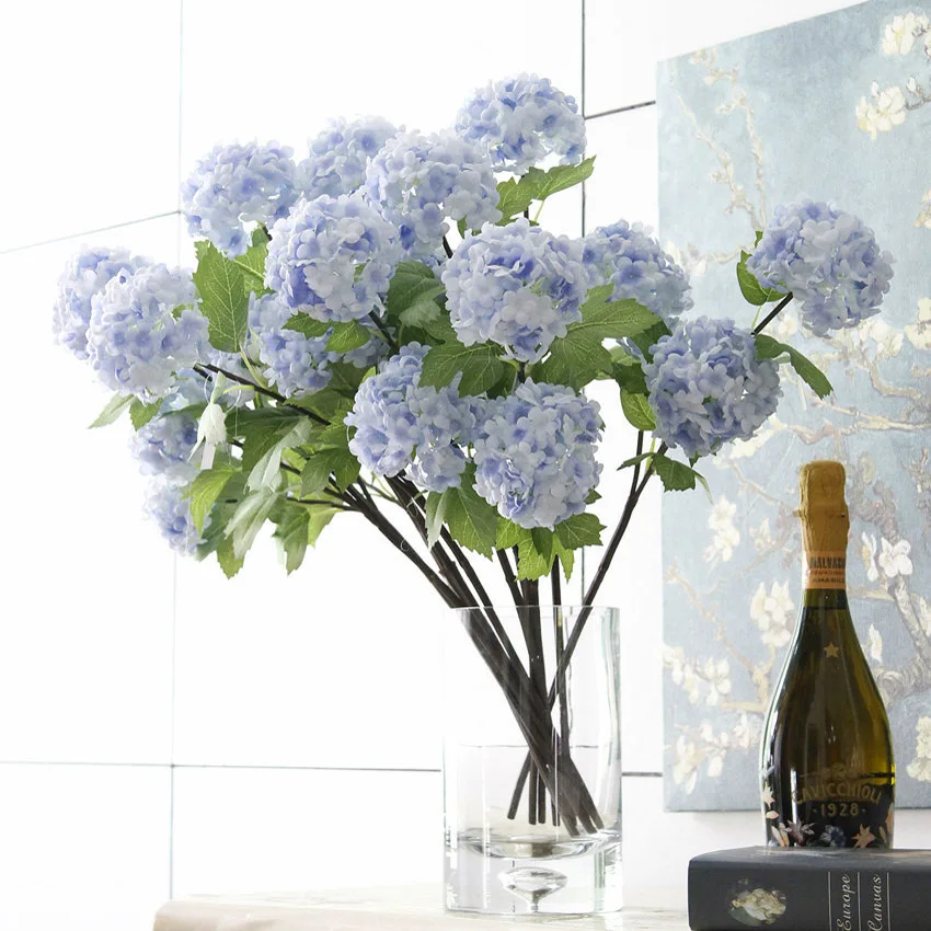 

Artificial snowball flower hydrangea flowers simulation flower arramgement wedding home decoration