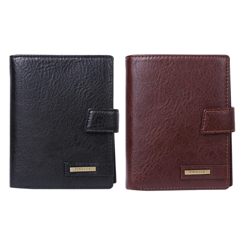 

Men Business Leather Vintage Bifold Pocket Wallet Coin Passport Purse Bag