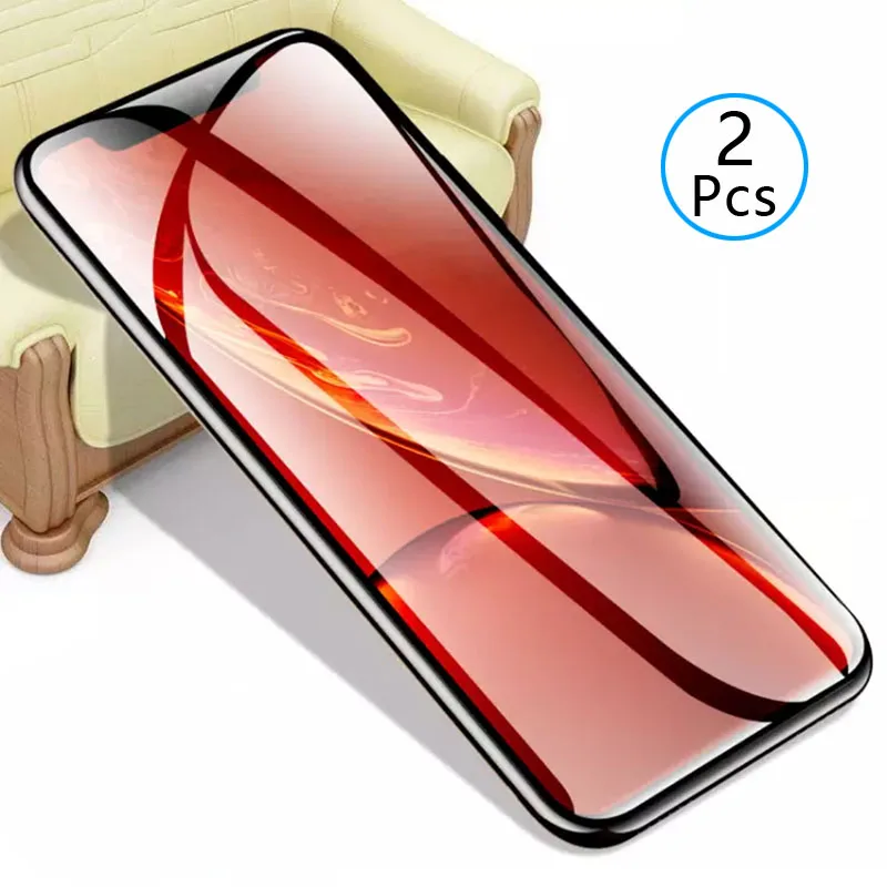 

2pcs Tempered Glass For Iphone xs max xr x s r Protective Glass Screen Protector Safety Film Tremp On The For Apple I Phone case