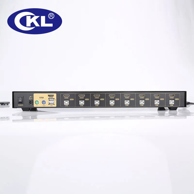 KVM переключатель HDMI 8 портов с USB PS/2 портами поддержка автоматического