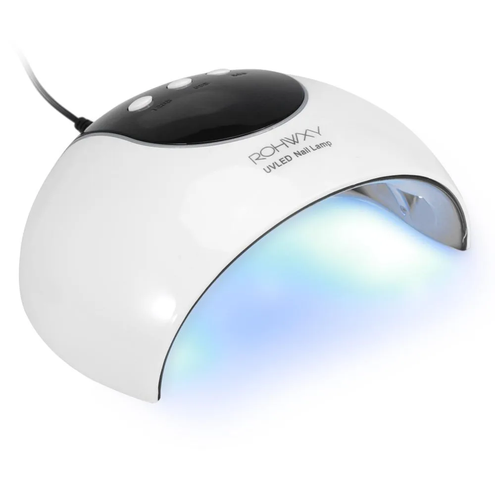 

Led UV Gel Nail For Nail Salon 24W Nail Dryer with 8 LED Three Time Setting Smart Sensor Nail Art Tools USB Charge 8LEDs