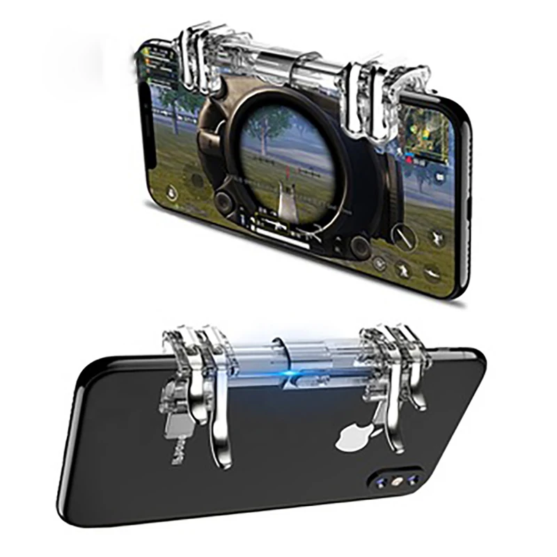 10 Pair PUBG Mobile Phone Games Controller Metal Key Trigger Button L1R1 Fire Joystick Shooter Game Gamepad For IOS Android 10 Pair PUBG Mobile Phone Games Controller Metal Key Trigger Button L1R1 Fire Joystick Shooter Game Gamepad For IOS Android