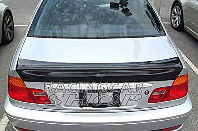 Real Carbon Fiber Trunk Spoiler CSL Bigger Wing Boot Lip Fit For 3-series BMW E46 Coupe 2Door 1998-2005