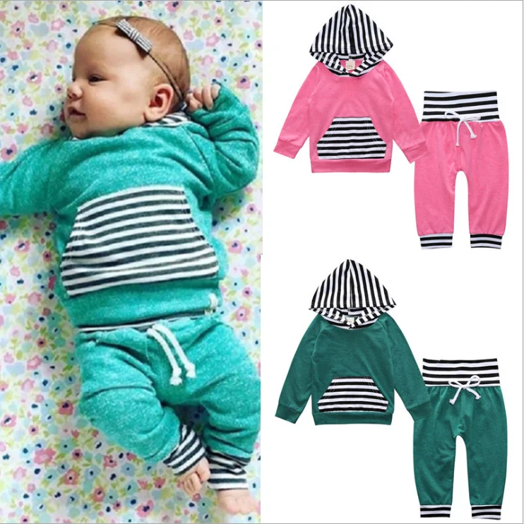 Baby Boy Girls Sport Clothes Set Baby Girls Clothing Set Autumn Long