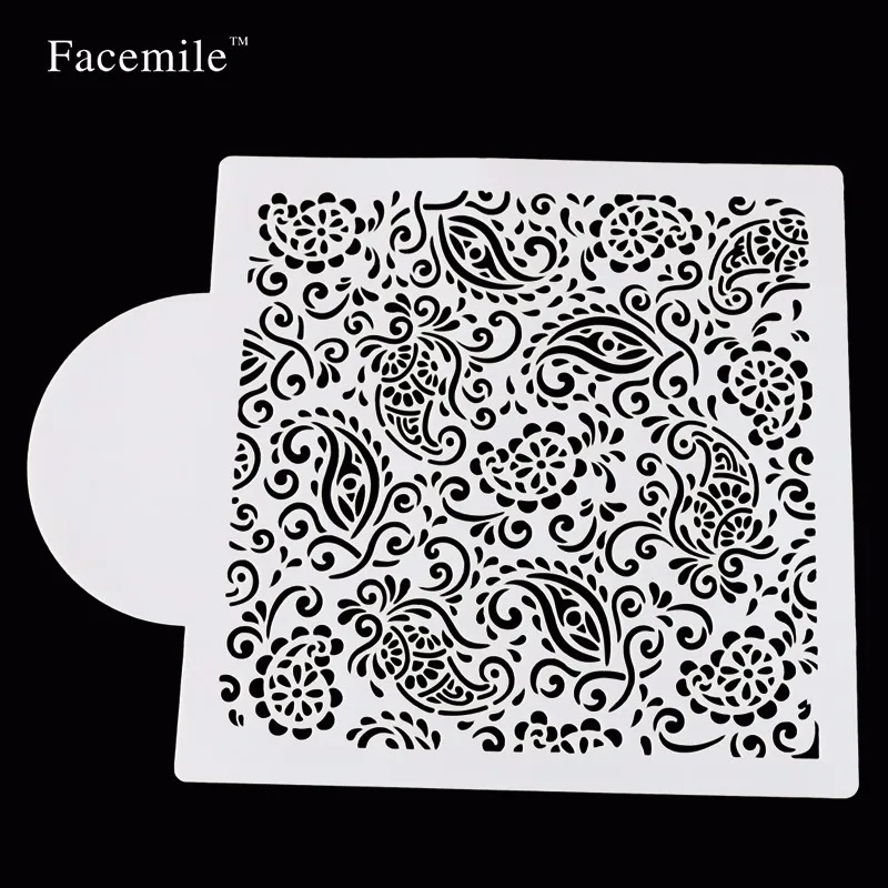 1519cm plastic cake stencil template fondant cake cookies