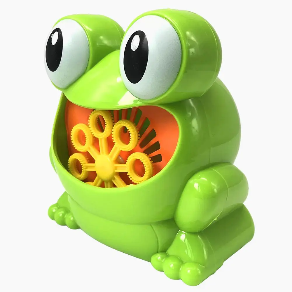 

Cartoon Frog Hippo Automatic Bubbles Fun Bubblers Soap Bottles Bubble Toy for Children Outdoor Fun Bubble Toy