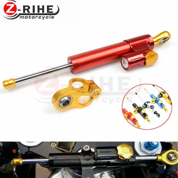 

For Motorcycle CNC Universal Steering Dampers Stabilizer Silver For BMW f800gs 1200gs f800 gs for yamaha mt09 mt07 mt 07