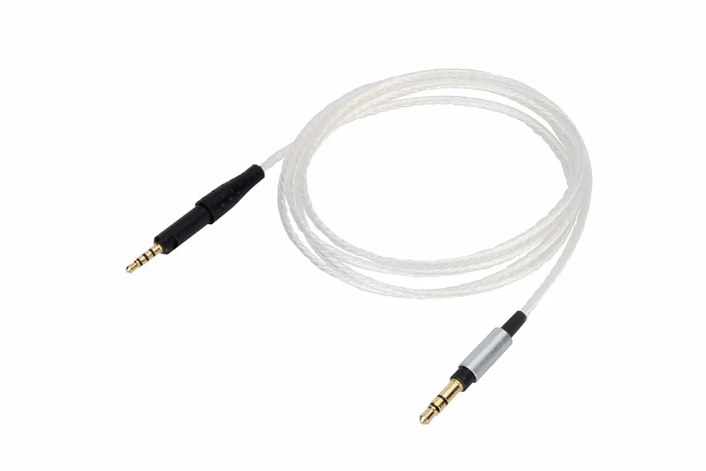 Earmax Replacement Upgrade Silver Plated Audio Cable For Sennheiser HD6 HD7 HD8 DJ MIX HEADPHONES