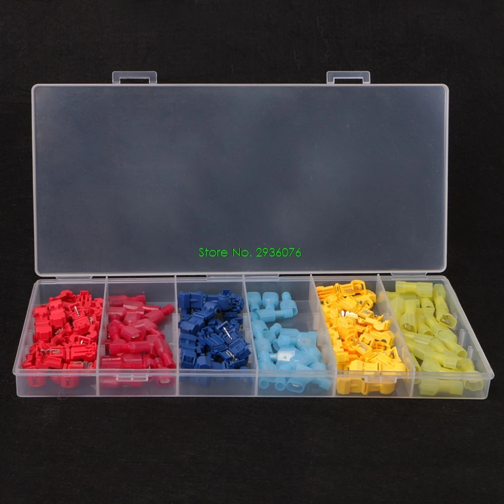 

120Pcs/60 Pairs Lock Splice Wire Connectors Terminals Crimp Electrical Car Audio Lock Terminals Drop Shipping Support
