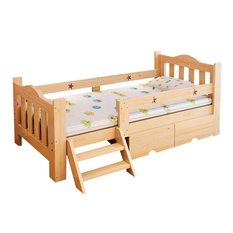 wooden childrens bed