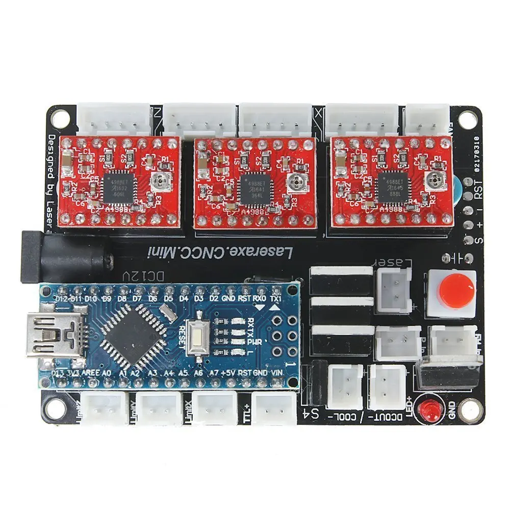 CNC 2417 DIY гравировальный станок 3 оси мини Pcb ПВХ фрезерный металлический для резьбы