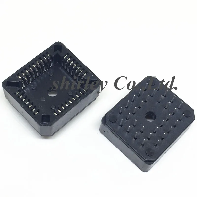 10pcs Plcc32 Socket , Plcc32 Dip 32 Socket Adapter , 32 Pin Plcc The ...