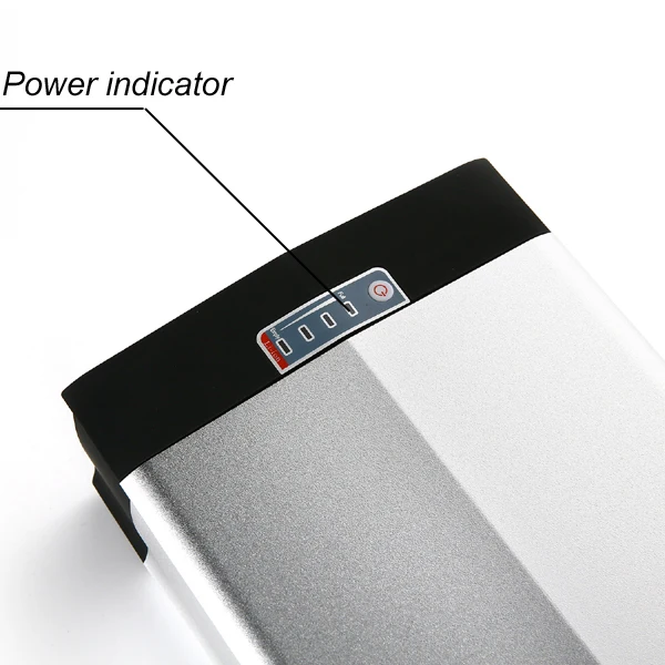 Top 24v lithium ion battery pack for ebike 24V 25AH back carrier battery with USB charge port and charger 13