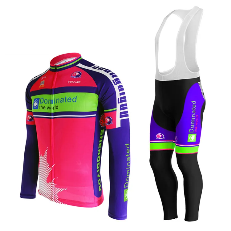 

IRONANT Men's Cycling Jersey Long Sleeve Light Breathable Quick Drying new