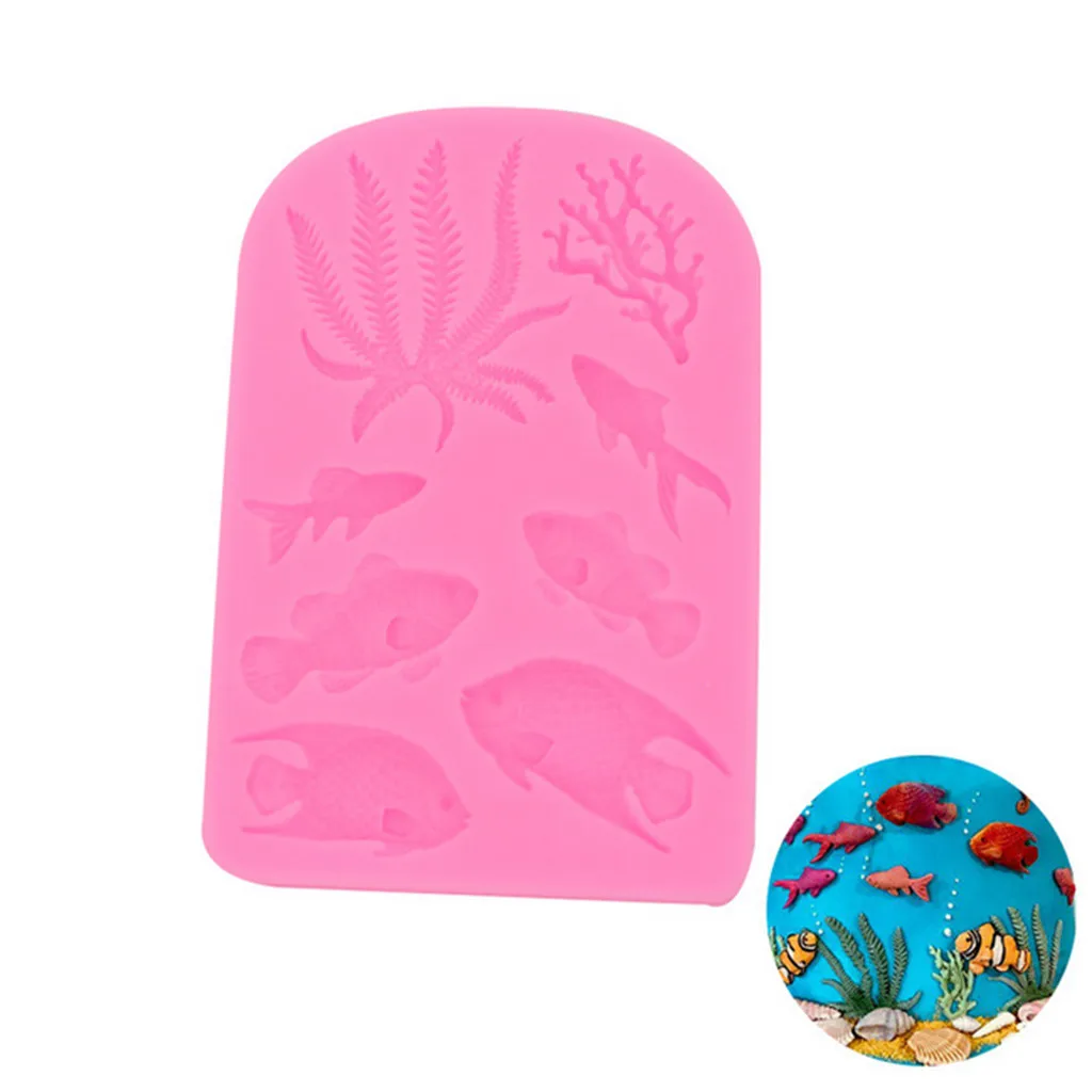 

baking tools for cakes Silicone Fondant Mold Cake Decorating Chocolate Baking Mould Tool convenient and practical household