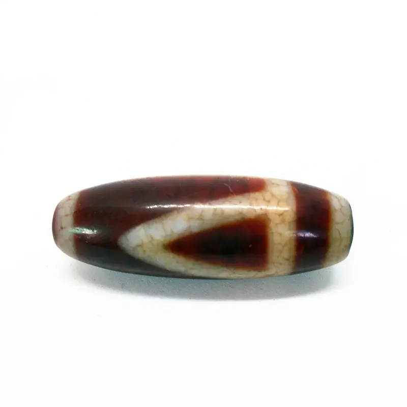AAA Grade Tibet Beads Red Natural Agate Dragon Vein One Eyes 14mm*38mm