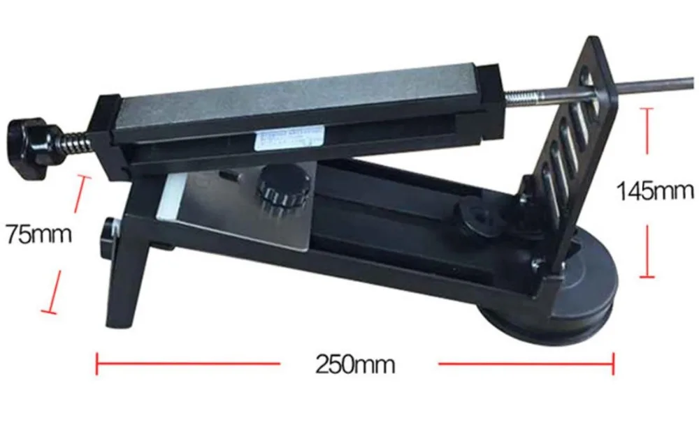 Нержавеющая сталь, Профессиональная кухонная точилка для ножей, система, машина, фиксированный угол, алмазный инструмент для заточки, точилка для камня, точильный камень