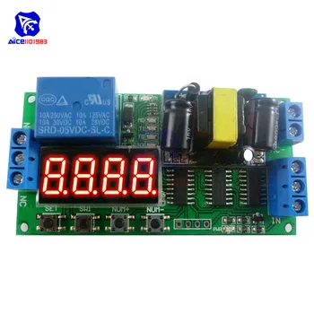 

IO23B01 AC 110V 220V Converter Multifunction Self-lock Relay PLC Cycle Time Switch Timer Delay Relay Module