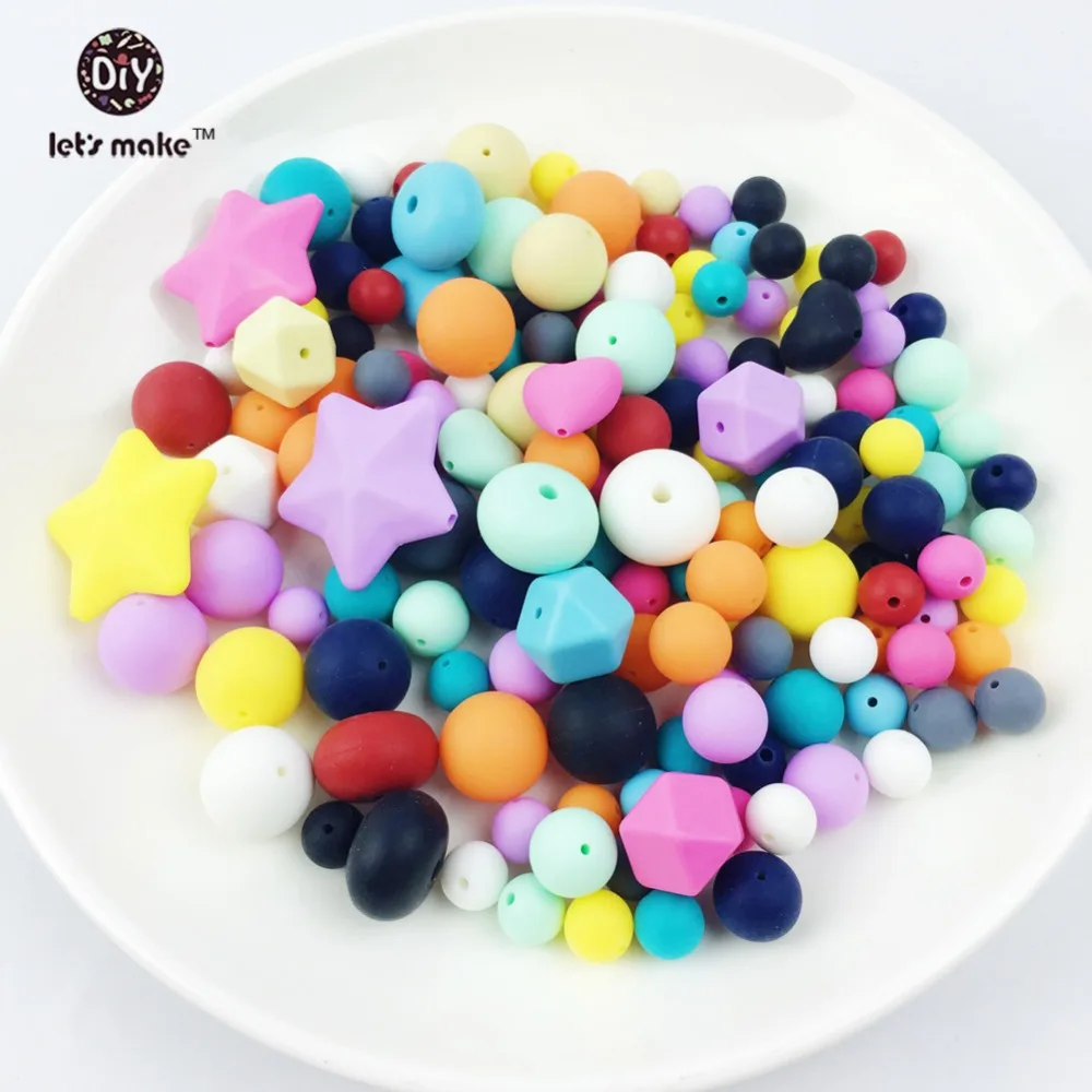 Buy Let's make Silicone Beads 167pcs Kit Diy