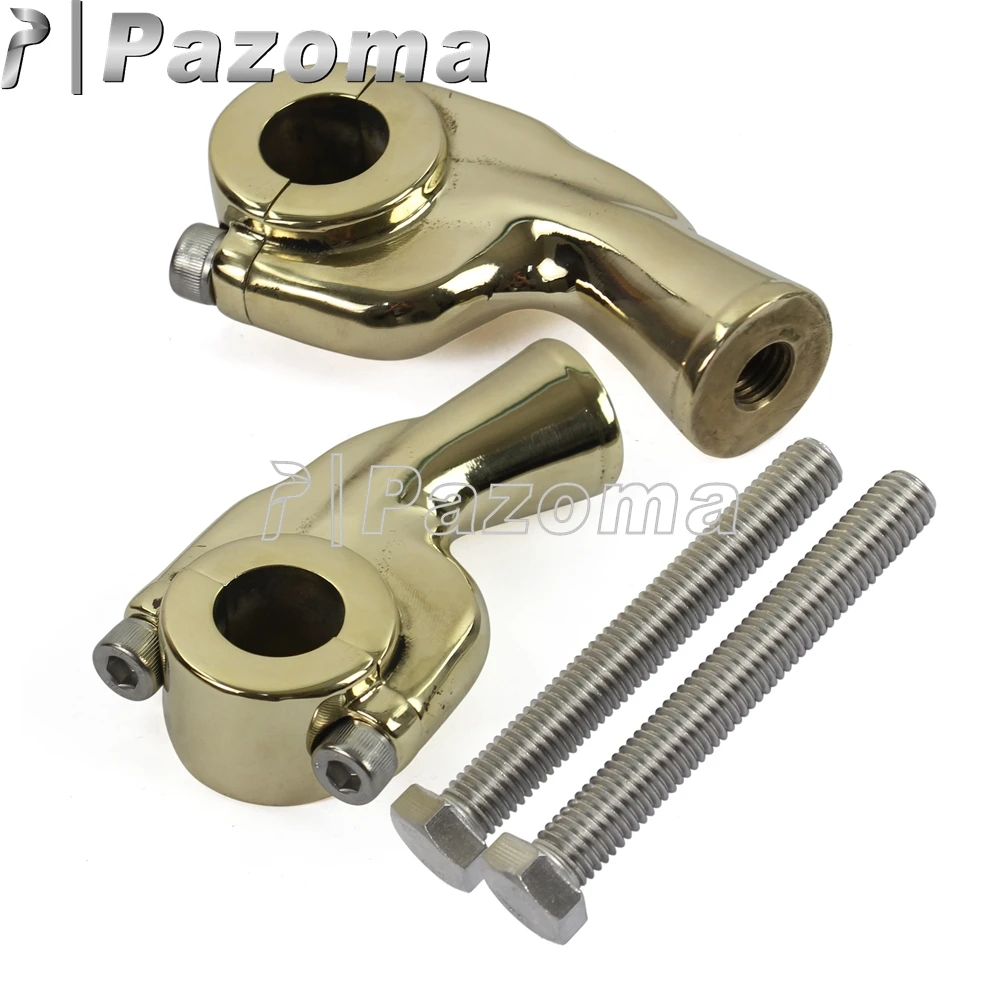 Brass Motorbike Handlebar Clamp Bar Risers Motorcycle Handlebar Riser