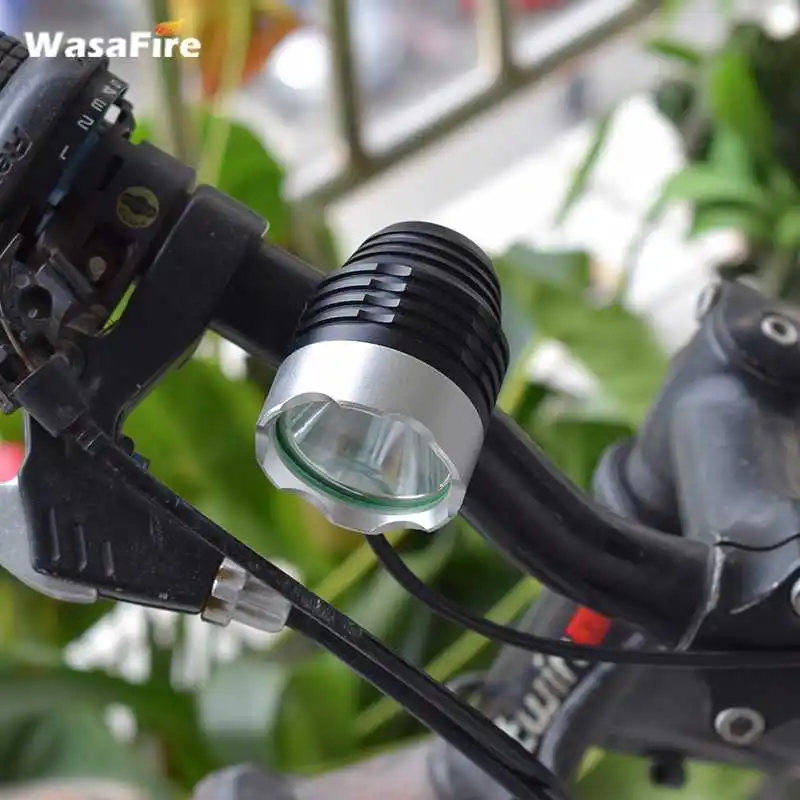 WasaFire 2000lm XM L T6 светодиодный фонарь 3 режима горный дорожный велосипед передний