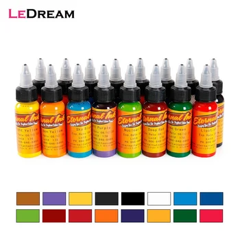 

16pcs/lot Colors 1oz 30ml/bottle Tatu Tattoo Pigment Ink Kit Sets For Embroidery Machine Eyebrow Eyeliner Lips Permanent Makeup