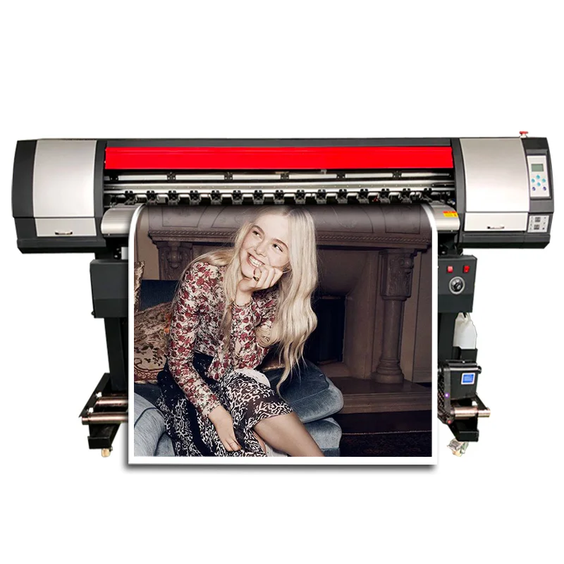 Máquina de impresión de vinilo para interiores y exteriores, impresora de  gran formato XP600, cabezal de impresión de inyección de tinta,  1800mm|Impresoras| - AliExpress
