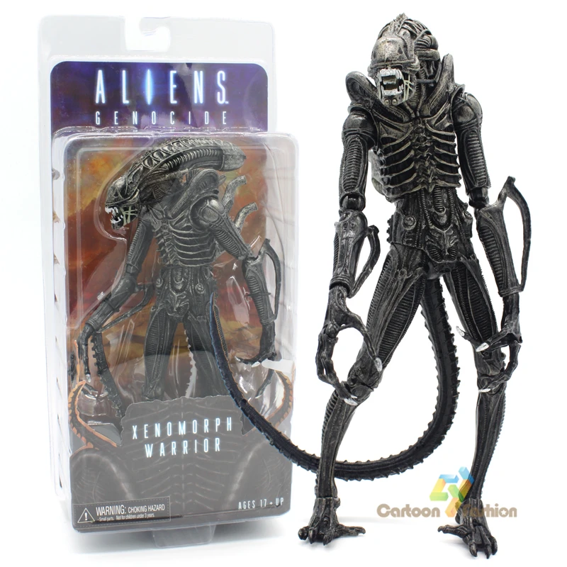 

NECA Aliens vs. Predator Genocide XENOMORPH WARRIOR Action Figure Extendable Collectible Model Toy 21cm
