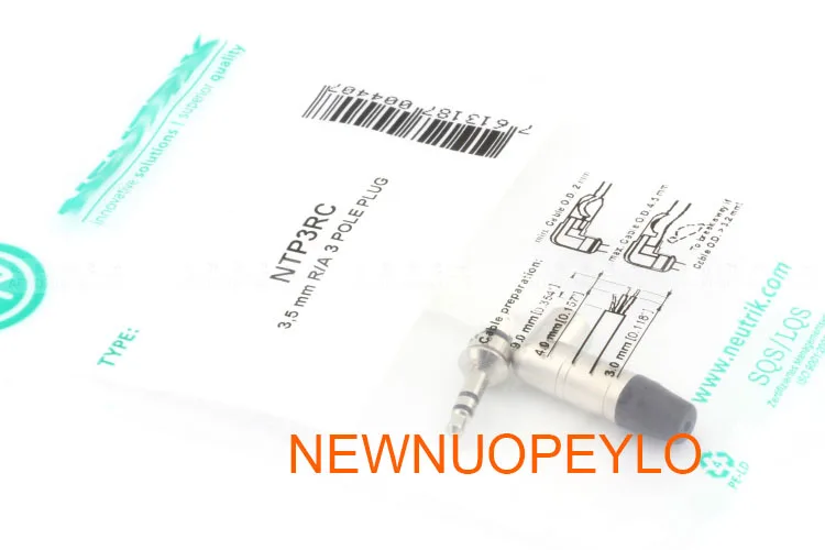 

Стереонаушники NEUTRIK NTP3RC 3,5 мм с посеребрением и тремя контактами, 5 шт.