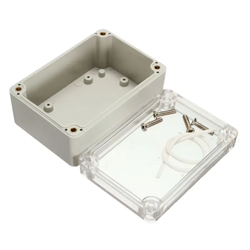 

100*68*50mm Plastic Waterproof Clear Cover Plastic Electronic Project Box Enclosure Case Shell Electrical Connector