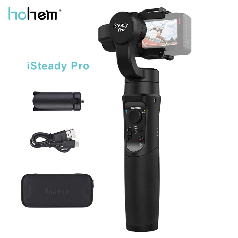 Hohem iSteady Pro/pro2 3-осевой портативный монопод с шарнирным замком для стабилизации для экшн-камеры GoPro Hero 7 black/6/5/4/3 для sony RX0 для спортивной экшн-камеры SJCAM действия Камера