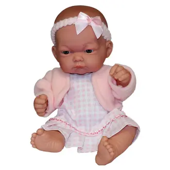 

Guca-newborn Baby with pink and white dress PLAID