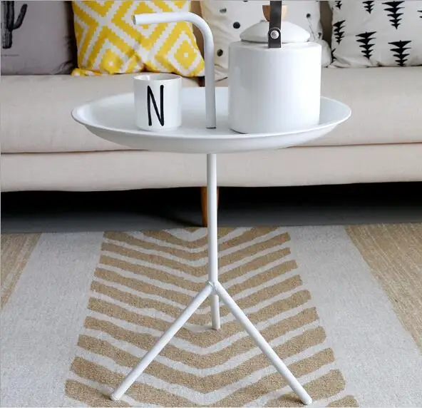 45*68CM Northern Europe tea table Iron side table Bedside table Coffee table
