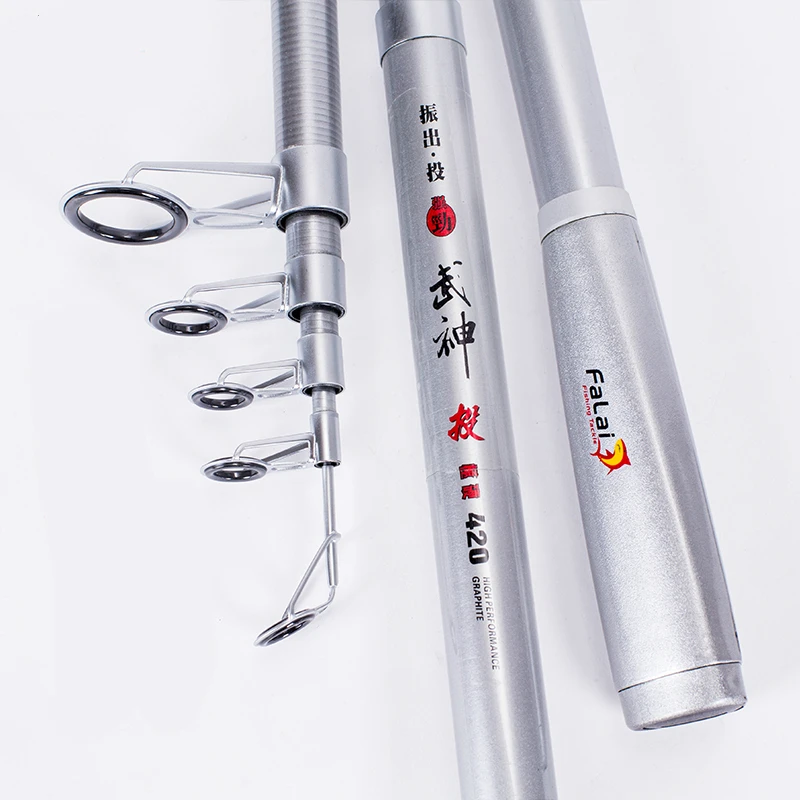 

Carbon Fiber Distance Throwing Fishing Rod Telescopic Fishing Pole Spinning Rod 3.0/3.3/3.6/4.2/4.5M Power XH Lure Rod Rod Only