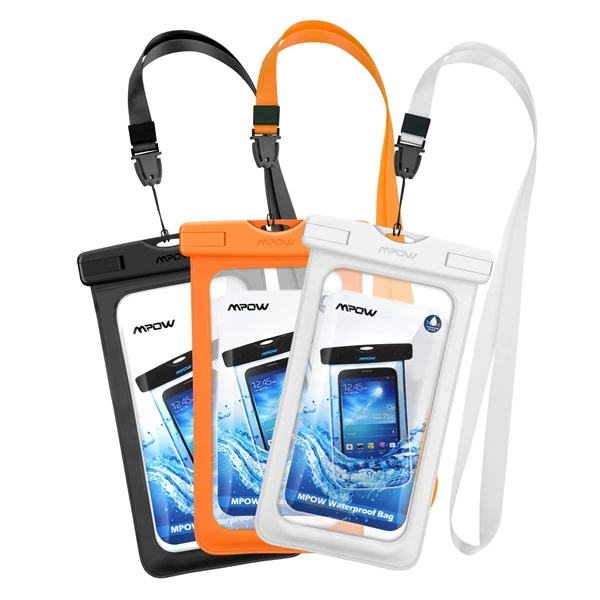 3 шт Mpow IPX8 водонепроницаемые сумки для плавания телефон универсальный чехол для смартфона для iPhone Google LG для Xiaomi htc водонепроницаемая сумка чехол - Цвет: 3pcs