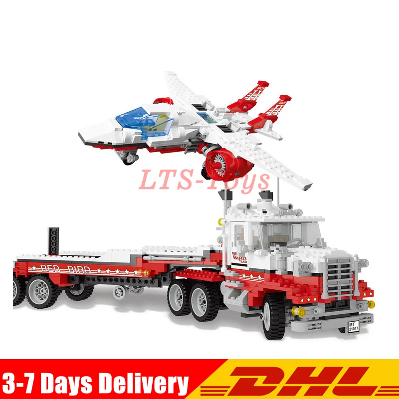 

DHL Lepin 21017 1206Pcs Model Series The Mach II Red Bird Rig Set Children Educational Building Blocks Bricks Toys