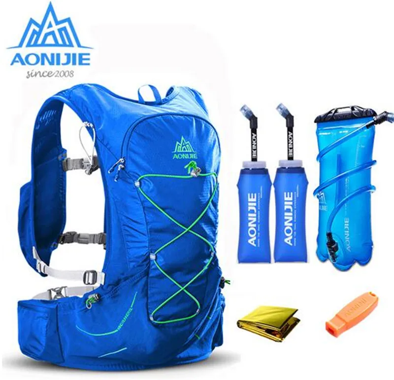 

AONIJIE Sport 15L Outdoor Sports Lightweight Running Backpack Free 3L Water Bladder Men Women Marathon Cycling Hiking Bag