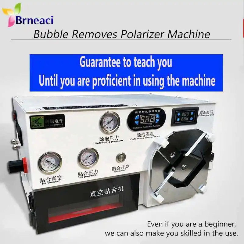 Latest High Quality 10 Inches LCD OCA Vacuum Laminating Machine Bubble Remover Automatic Autoclave For iPhone Samsung Xiaomi