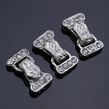 

5pcs/Lot 24 * 14 mm hole set auger magnetic buckle bracelet strap buckle fashion jewelry accessories-N7000122