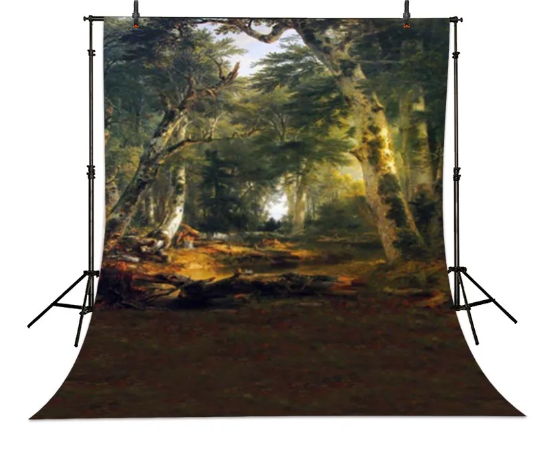 enchanted forest Trees Photography Backgrounds Vinyl cloth High quality Computer printed children photo backdrop | Электроника