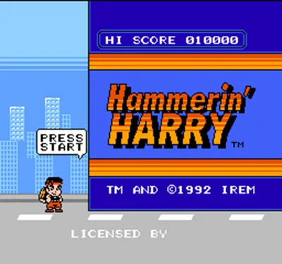 

Hammerin'HARRY 60 Pin Game Card For 8 Bit Subor Game Player