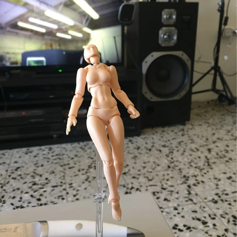 Аниме Figma подвижные тело Чан ПВХ фигурка модель игрушки кукла для коллекционного манекена Искусство Эскиз Рисование человеческого тела куклы