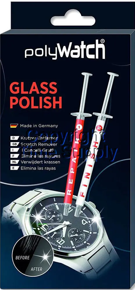 

POLYWATCH HIGH-TECH SCRATCH REMOVER GLASS POLISH 1 PC