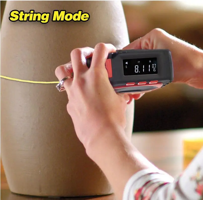 

Measure 3-in-1 Digital Laser Level Tape Measure Back-lit LED Universal Laser Measuring Tool
