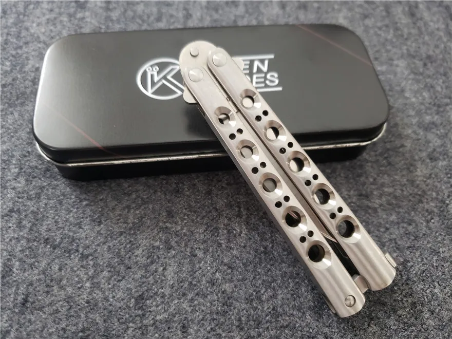 

Theone Mini Butterfly in Knives Balisong tool, CNC Finsh Handle Replicant knife For BM31