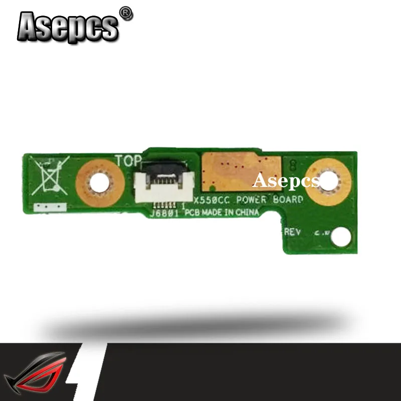 

For Asus Power Button Board With Cable X550 Y581C Y581L X552E X550EP X550EA Y581E Tested Well Free Shipping