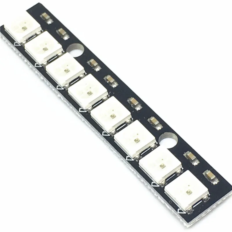 A23 1PCS SAMIORE ROBOT 8 channel WS2812 5050 RGB LED lights built-in full color-driven development board 1